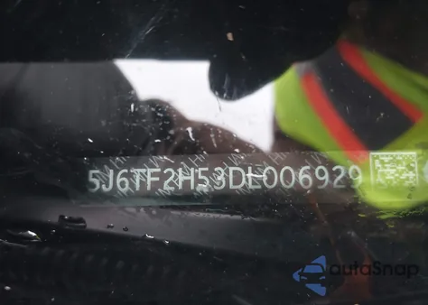 2013 Honda Crosstour Ex-L V6 из США, поврежденный, VIN 5J6TF2H53DL006929